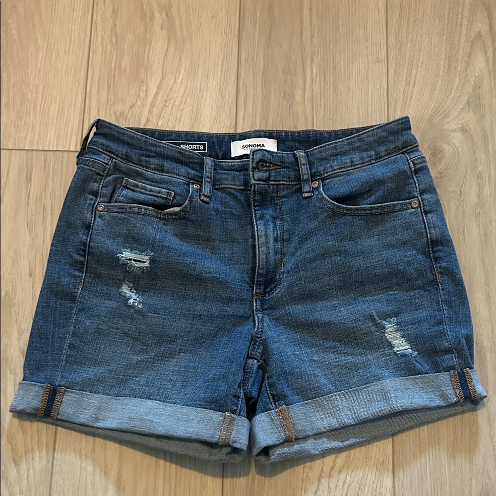 Sonoma Women's Blue Denim Jean Shorts